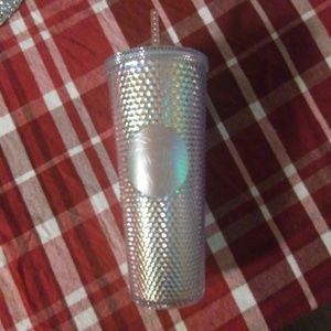 NWT Starbucks Iridescent Cold Cup (24 oz) Holiday
